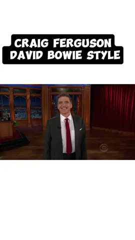 craig ferguson David Bowie style #Craigferguson #craigfergusonedits #craigfergusonandtheladies #latelateshowwithcraigferguson #latelateshow #geoff 