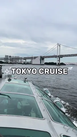 Tokyo cruise from Asakusa to Odaiba on Hotaluna 🛥️ #Summer #traveljapan #tokyo #cruise 