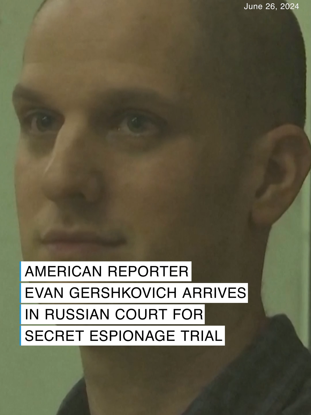 Evan Gershkovich, an American journalist charged with espionage in Russia, arrived in a Russian court as his trial was set to convene on Wednesday behind closed doors. The case against the journalist has been widely denounced by U.S. officials and press-freedom advocates, along with Gershkovich's editor and publisher. #news #russia #evangershkovich