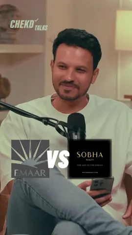 Sobha vs Emaar with @zahra_bendib, <—— IG  Full episode will be posted on Saturday 29th, on @chekd.talks YouTube channel, the link 🔗 on BIO  Hosted by @walid_mallek31  #chekd_this_or_that  #chekd #podcast #podcastclips #emaar #sobha #realestate #dubaiproperties #broker #realtors #dubai 