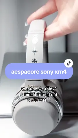 DIY my sony blings bc why not🩶 . . . . . . #sonywh1000xm4 #xm4 #sonyheadphones #fypシ゚viral #aespacore #chrome
