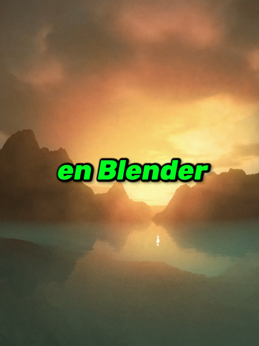 ¿Cansado de Terrenos Aburridos en Blender? Aprende a Hacer Paisajes Realistas . . #blender #b3d #3d #render #blender3d