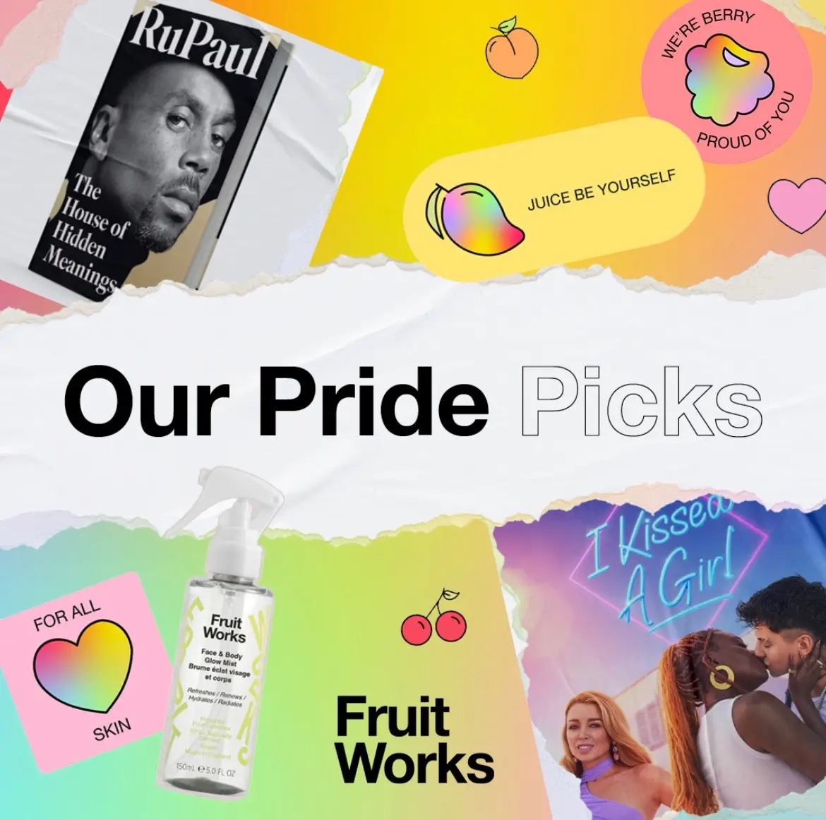 Celebrating #Pride with our top Pride picks🌈 From iconic reads to essential skincare, we’ve got everything you need to feel proud and fabulous! What are your Pride picks?✨ #FruitWorks #FruitWorksEngland #FruitWorksForMe #FoodForTheSkin #pridetogether #pridemonth🏳️‍🌈 #pride2024 #SelfLove #VeganSkincare #Skincare #SkincareTikTok #SkincareRoutine #TikTokMadeMeBuyIt #Vegan #fyp