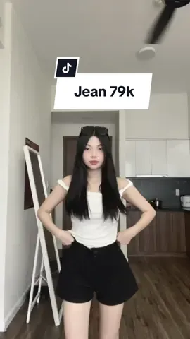 Quần jean mềm đỉnh lắm các mom ạ #xuhuong #fyp #xhtiktok #reviewquanao #phoidoxinh #quanshortjean 