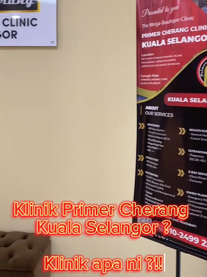 Jemput datang ke Primer Cherang Clinic Kuala Selangor 🥰 Kami sedia membantu 🫡 #Pelbagairawatan #produkkecantikanklinik #rawatanAm #klinikmurah #cengkamkuku #cuciluka #sakitlutut #triggerfinger #klinikprimercherangkualaselangor