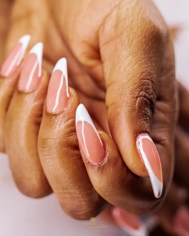 ➡️➡️CUSTOMIZED POWDER ACRYLIC NAILS WITH FRENCH TIPS.😍   MARIENOELLESPA&SALON . Book your appointment now or use our walk-in service at any of our branches in Accra  📍Osu-40 Salem Road,Kuku Hill. & 📍East Legon-Garden street, Call/WhatsApp us on +233 24 421 1311 / +233 59 146 6455 MARIE NOELLE SPA & SALON A HAVEN WHERE TIME STANDS STILL. #marienoellespa #marienoellespa&salon #spa #frenchtips #frenchtipsnails #acrylicnails #carousel #nailsinspo
