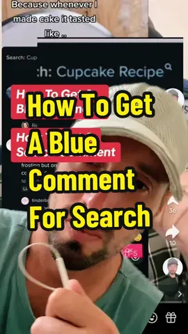 How to get a blue comment how to get a search comment . Just type in your subject with “ before and after “. Give it 5 min and it should appear if lucky #comment #creatorsearchinsights #bluecomment #bluecomments #searchcomment #comments #tiktoktipsandtricks #tiktokseo #socialmediamarketing #tiktoksecretfeatures 
