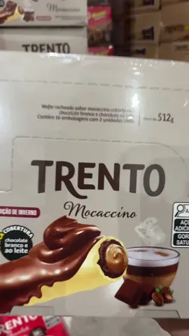 Chegou novamente trento mocaccino! É top demais 🤩😍😋🤤#trento #peccin 