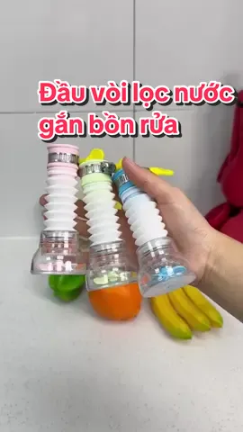 Đầu vòi lọc nước này xoay 360 độ và có thiết kế chống bắn nước, rất tiện sử dụng #dauvoilocnuoc #dauvoilocnuoctangap #dauvoilocnuocxoay360 #voichongbannuoc #giadungtienich 