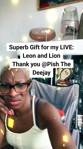 Thank you for the great Gift sent to my LIVE! Your appreciation for my content means a lot to me. @Pish The Deejay #livegift #leonandlion 