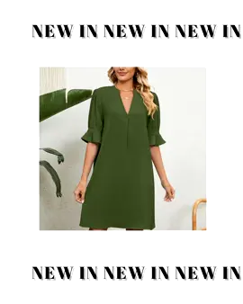 🔥 Summer Dress Solid Color V-neck Loose Pleated Half-sleeve Dress For Women 🔥 You won’t regret it! Shop today 👉