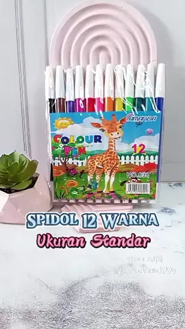 spidol 12 warna, ukuran standar #spidol #spidolwarna #spidol12warna #spidolstandard #fyp #fypシ゚viral #viral #viralvideo #viraltiktok 