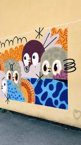 Réalisation d’une fresaue murale avec les eleves de 4eme du college claude debussy a Aulnay sous bois (93)  #aulnaysousbois  #collegeclaudedebussy  #streetart #art #college 