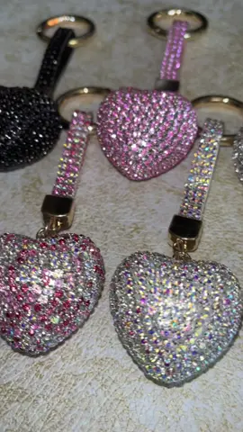 Flash Sale for these keychains right now! 💖 #rhinestones #keychain #SmallBusiness #foryou #foryoupage 