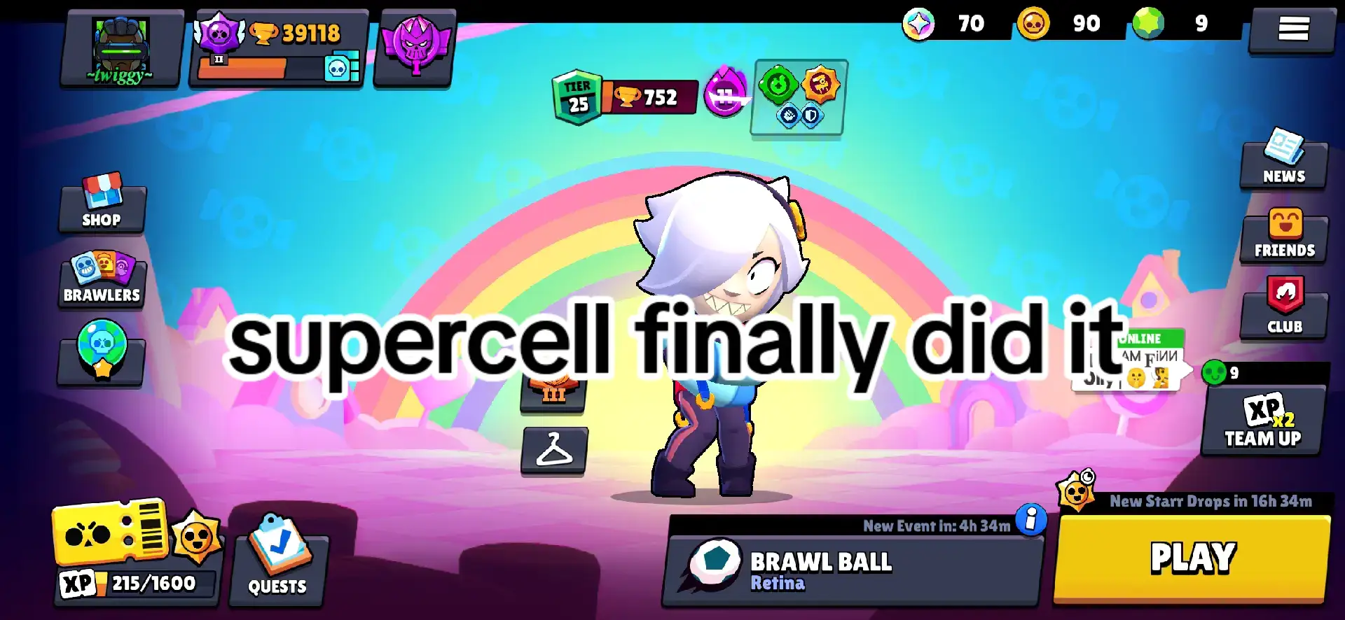 yes he is banned the biggest wintraider is banned @🐐 @☁️Ֆɨɛɮ☁️ @Lel @lollo #thumbsupforbrawl #fyp #trend #brawlstars 