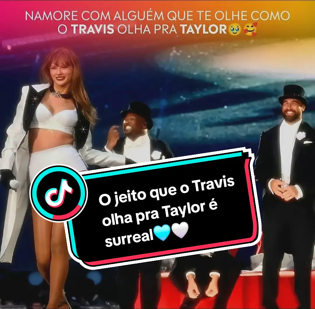 O jeito que esse homem olha pra #taylorswift  é indescritível 🥹🥰 #traviskelce 