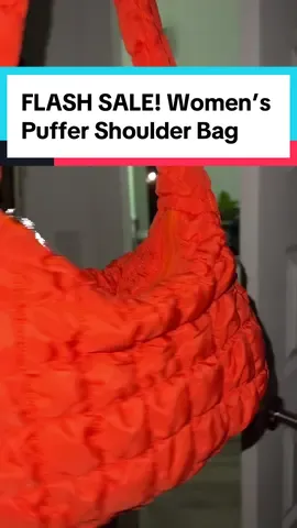 It’s so versatile and can actually fit a lot! 👏 They got every color imaginable on sale rn!! #womens #bag #bags #shoulderbag #puffer #pufferbag #tiktokshop #fyp #viral #dealsforyoudays #tiktokshopsummersale 