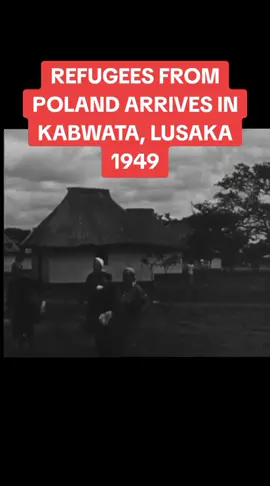 Refugees from Poland arrives at Kabwata Refugee Resettlement in Lusaka, Northern Rhodesia 1949. #history #zambianhistory #Flashback #polishrefugees #kabwata #kabwataculturalviliage 