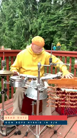 @braddutz Gon Bops hybrid in 5/8!  made up of various Gon Bops instruments, including our Timbale Snare, Bucket Shekere, Pandeiro, Waterfall Shell Chimes, Bongo Cajon & Alex Acuna Cajon. This one in 5/8. #gonbops #percussion #hybridset 