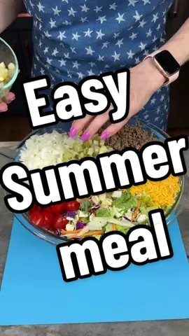 Easy summer meal ☀️ #yum #yummy #food #Foodie #Summer #family #easy #Love #EasyRecipe #viral #fyp #foryou #cooking 