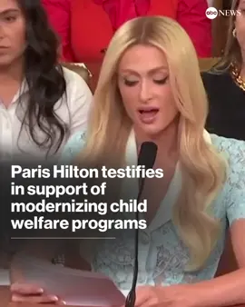 Paris Hilton was on Capitol Hill Wednesday to testify on 