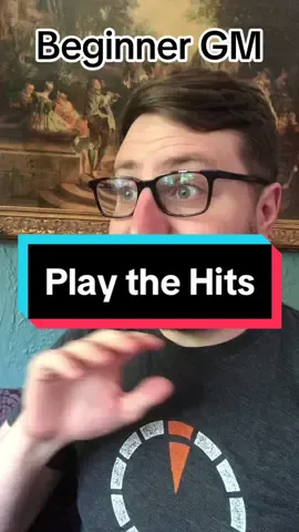 Play the hits, folks #rpg #ttrpg #gm #dm #dungeonmaster #gamemaster #tabletop 