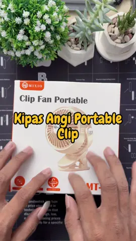 Kipas angin portable clip #kipasangin #kipasanginportable #kipasanginviral #fyp 