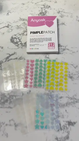 Pimple patches have changed my life over the last 5 years, and these are so pretty and fun to wear at night! #pimple #pimples #pimplepatch #skincare #acne #fyp 