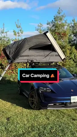 A camper tent on top of a Porsche? Part of their “Tequipment” includes this rooftop camper which sleeps 2 comfortably. Super easy to set up and tear down which I’m a huge fan of. ⛺️ #porsche #Outdoors #camping #campinglife #glamping #glampinglife #cartent #porscherooftoptent #tentlife #rooftopcamping #porschecamper #porschecamping #carcamping @porschecanada @Nathalie Martin @Conversation Agency 