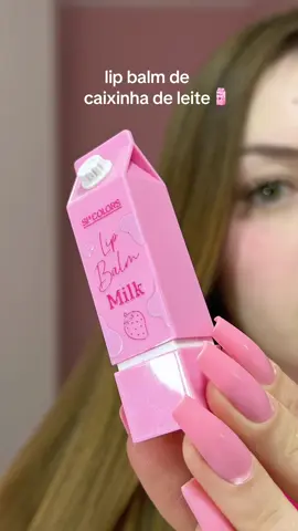 o lip balm mais fofo do mundooooo 💕 #beleza #maquiagem #maquiagembrasil #lipbalm #batom 