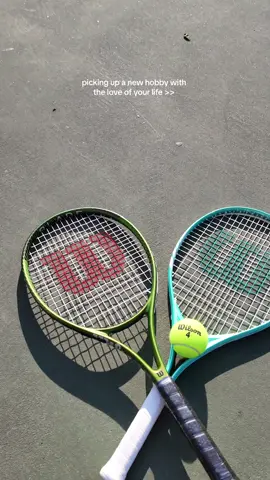 practice makes perfect so best believe I’m going to improve 😅🎾  #tennis #tennisplayer #tennistiktok #tennisfun #tennis #beginner #sports #hobby #couplethings #newhobby 