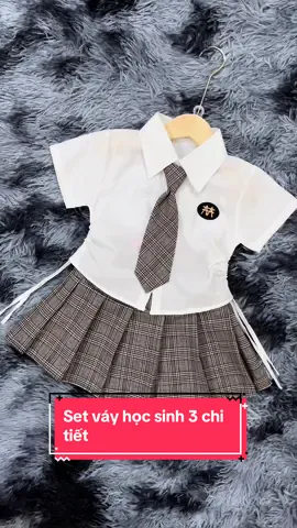Set váy cho bé mặc đi học đi chơi phong cách Hàn 3 chi tiết #quanaotreemthoitrang #setdochobe #setxinhchobegai #ttlktiktokshop #mebapreview9 