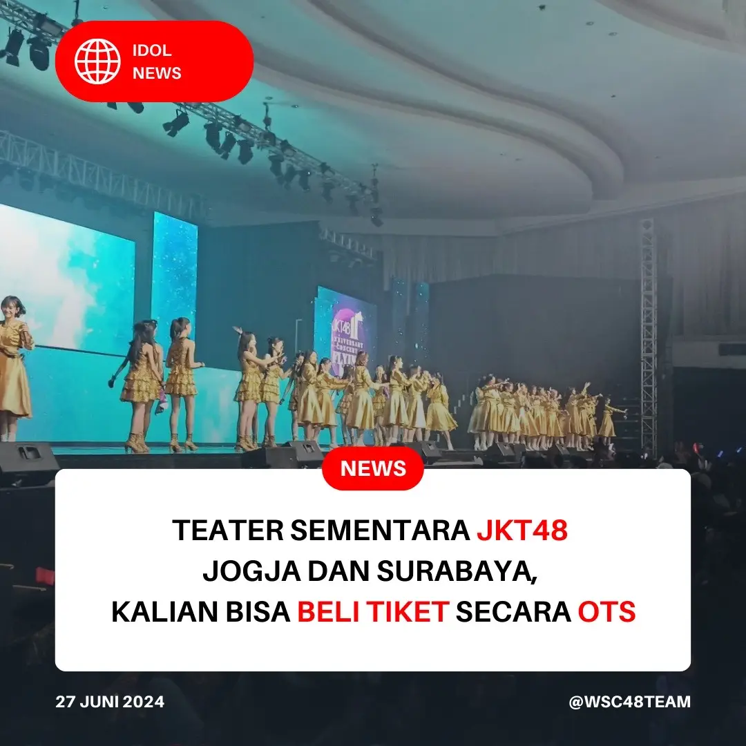 Monggo bisa langsung ke vanue untuk antri tiket  #JKT48 #JKT48member #JKT48fans #JKT48video #JKT48photo #JKT48pict #JKT48theater #JKT48newera #JKT48news #JKT48edit #Idol #Wota #jkt48live