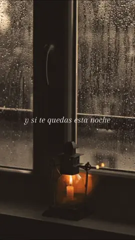 Y si te quedas que…❣️ #noche #lluvia #ysitequedasestanoche #samyrodmaz #velas #acustico 