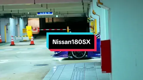 Cars in Japan 🇯🇵 Nissan 180SX 💜 #car #cars #jdm #jdmcars #tokyo #japan #nissan #180sx 