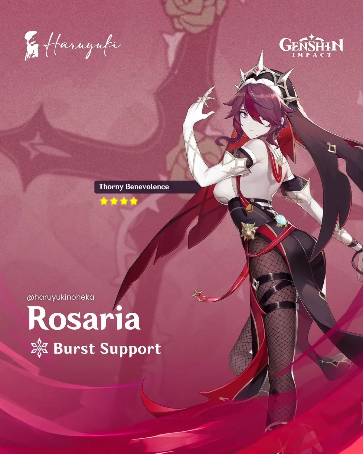 This Sub-DPS Rosaria build focuses on dealing as much DMG as possible through her Elemental Burst. #GenshinImpact #genshinguide #hoyocreators #Furina #Alhaitham #Clorinde #Sigewinne #Genshinmoment #Rosaria 