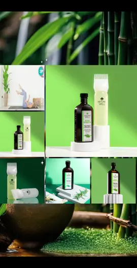 Nature Spell Rosemary Oil for Hair with Hair Oil Applicator Bottle Comb 150ml