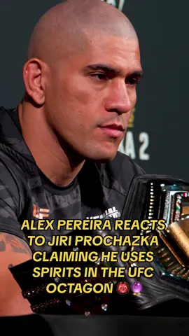Alex Pereira says its not his fault if Jiri Prochazka hasn’t found his own spirit. #alexpereira #UFC #jiriprochazka 