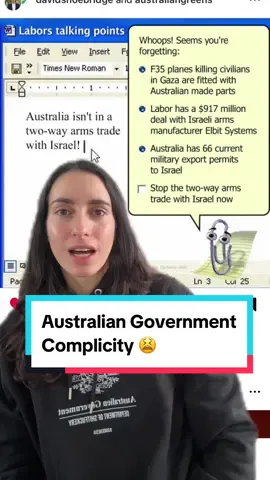 Props to @Australian Greens for this image and for their relentless efforts to hold @Australian Labor Party accountable for our reprehensible arms trade with the pariah state 👏🏼 credit to @TheJuiceMedia for this jumper ☺️ #auspol #activism #ArabTikTok #anthonyalbanese 