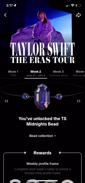 You know damn well I already got that midnights bead #THETORTUREDPOETSDEPARTMENT #TSTheErasTour #midnights 