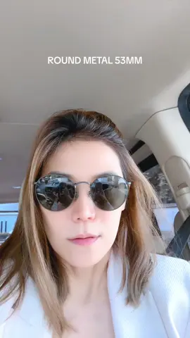 Review แว่นดำที่ใส่ง่าย ใครใส่ก็สวย ใส่ได้ทุกโอกาส  #rayban #roundmetal #53mm #review 