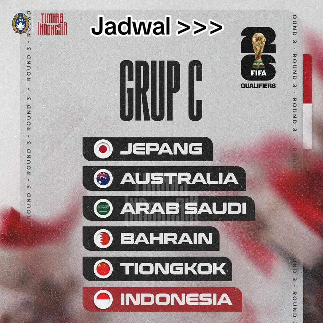 #groupcround3 #kualifikasizonaasia #kualifikasipialadunia2026 #timnasindonesia #kitagaruda #bersamagaruda #kitagaruda🇮🇩🦅 #fypシ゚viral #fyfyfyfy 