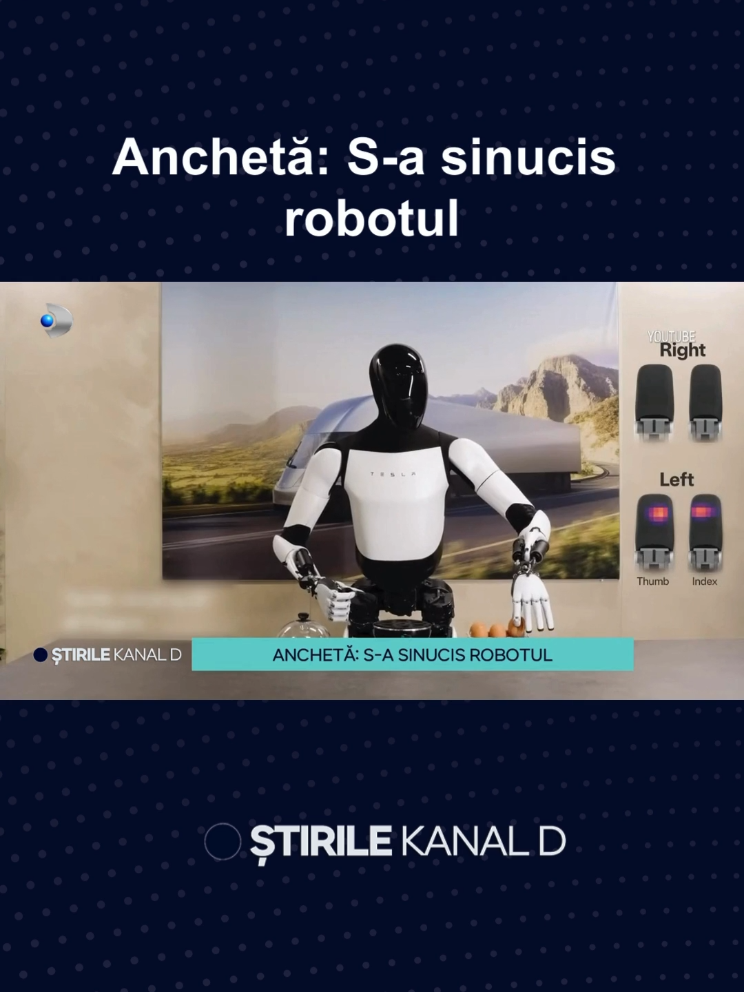 Robotul a fost găsit inert și cu mai multe piese sărite. Chiar înainte de căzătură, câţiva martori au văzut cum acesta se învârtea în cerc, ca şi cum era ceva acolo. #stirilekanald #kanaldromania