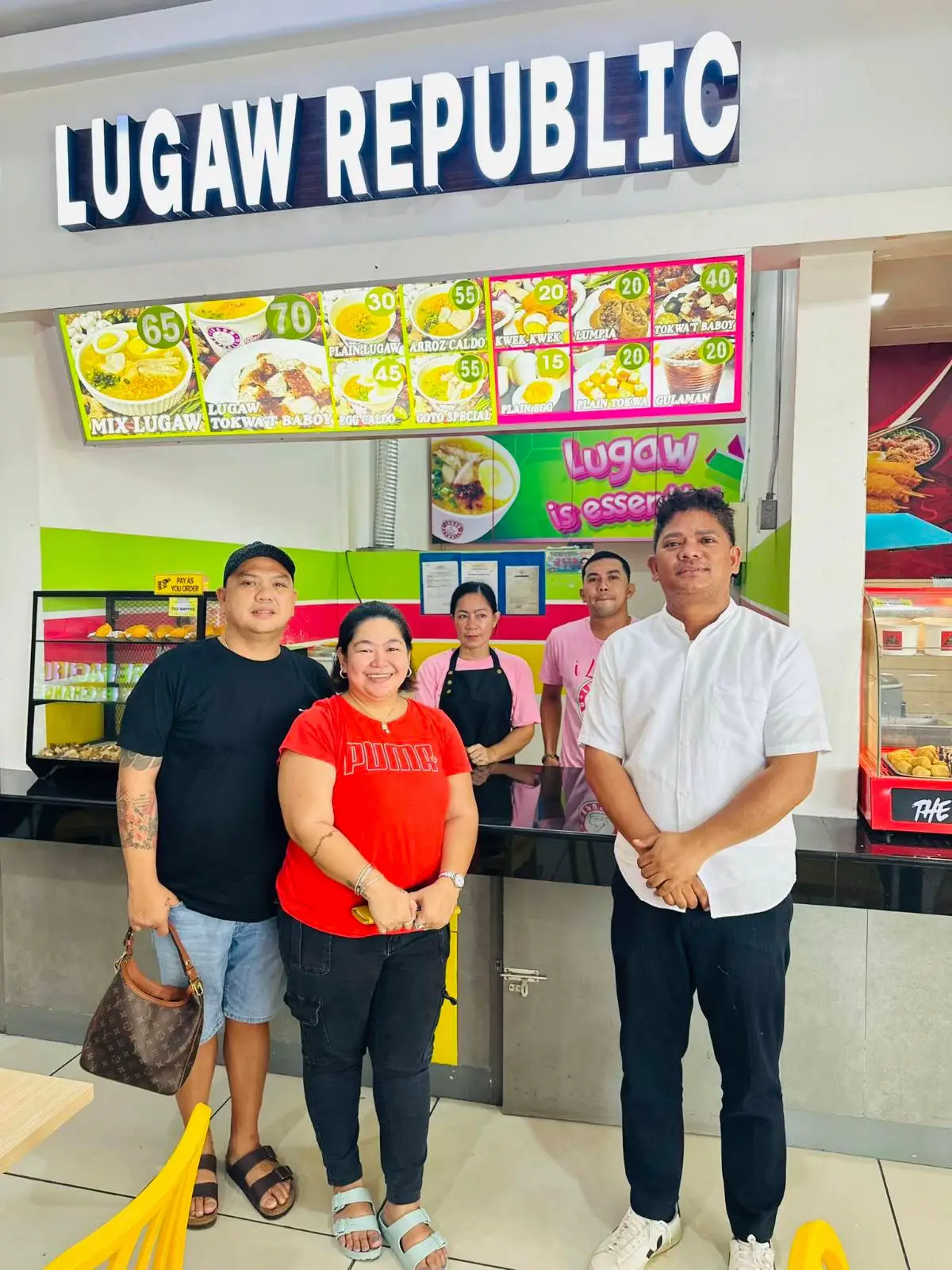 Lugaw Republic in The Outlets at Lipa.