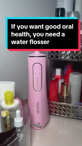 @MySmile_US If you want good oral health, you need an oral irrigator.  MySmile is cordless and portable which makes it great for traveling and doesnt take up much room on your bathrooom counter.    #mysmileus #mysmile #waterflosser #waterpik #oralhealth #oralhygiene #oralcare #tiktokshopfinds #dentalhygiene #portablewaterflosser #portable #fypage 