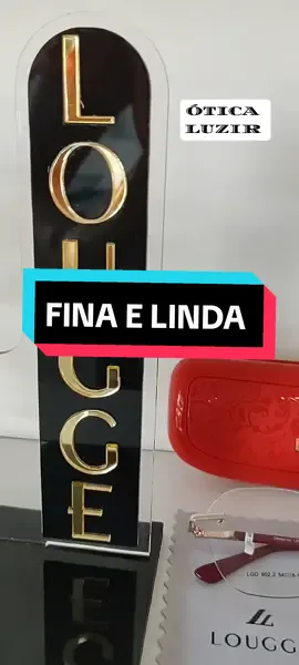 Uma ótima marca de armações nesse lindo modelo, para aos amantes de óculos discreto 🤓 #louggeeyewear #oculosdegrau #parafusada #oculoslindos #junho #oculosdesolfeminino #oticaluzir 