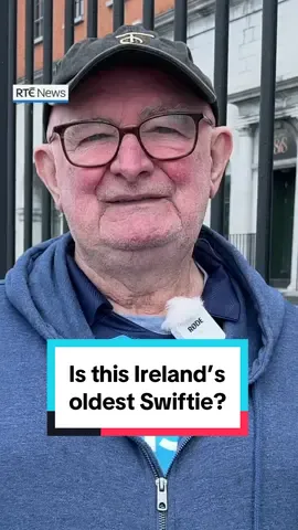 “Her songs resonate with me even though I’m an auld fella.” 71-year-old Bernard McGrath thinks he could be the oldest Irish Swiftie. He’s been a fan of Taylor Swift since her debut album was released in 2006.  #taylorswift #swifties #erastourdublin #erastour #rtenews #irishswiftie @Taylor Swift @Taylor Nation 