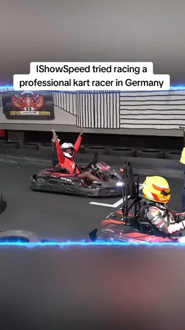IShowSpeed tried racing a professional kart racer in Germany #ishowspeed 