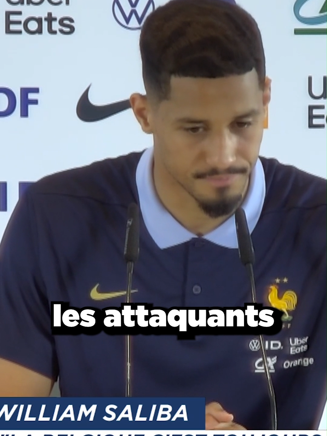 👀🇫🇷 Saliba confiant malgré la panne de buts des Bleus !  #euro2024 #euro #beINEURO2024 #football #soccer #saliba #williamsaliba #france #belgique #but #interview #sport #sports #sportstiktok