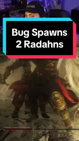 Anyone else get this bug lol?! Guess Miyazaki didn’t want me to win #eldenring #shadowoftheerdtree #eldenringclips #hey_itsuni 